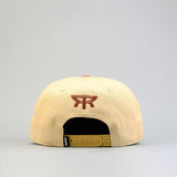 Khaki Suede Snapback